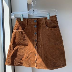 Brandy Melville Nanna Corduroy Skirt